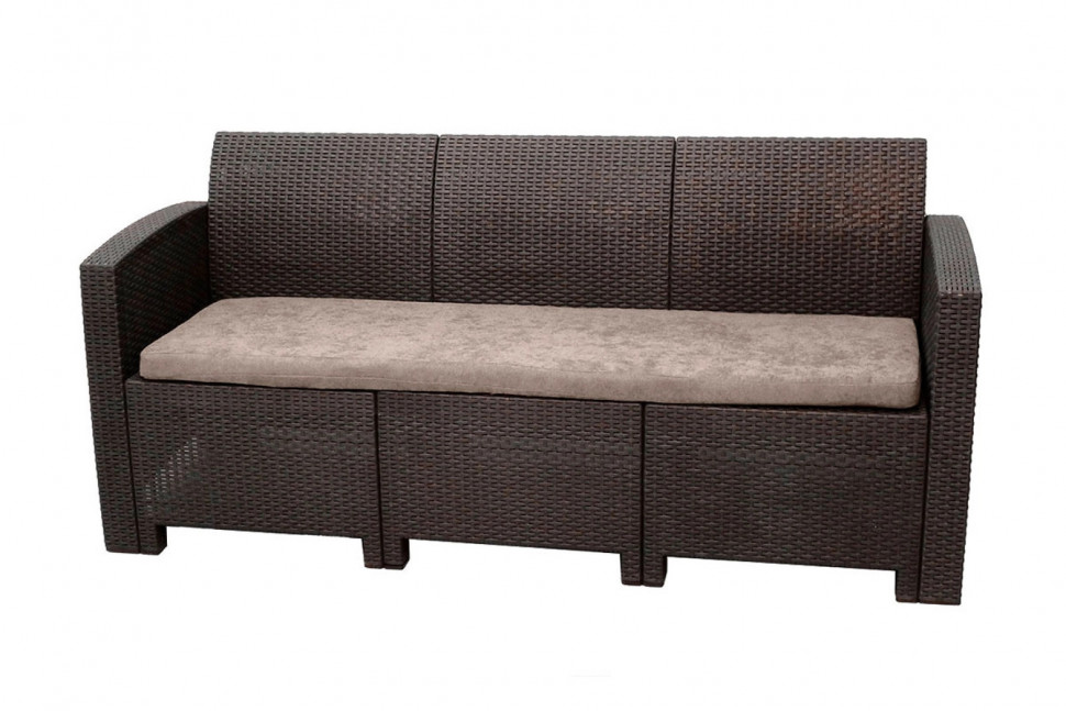 Arizona b:rattan, Диван трехместный, венге (3-х местная подушка)
